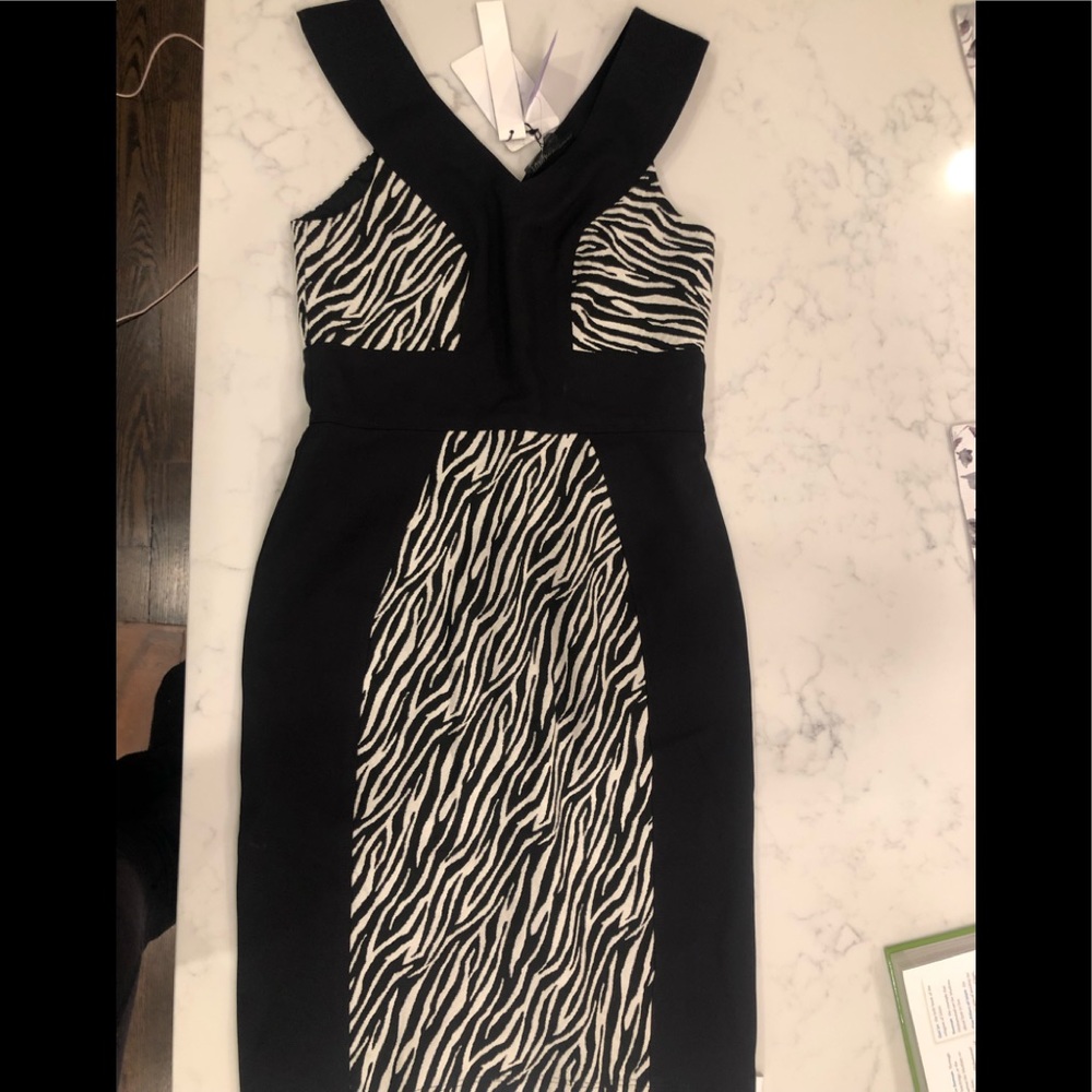 Sexy zebra dress by Yoana Baraschi! NWT
